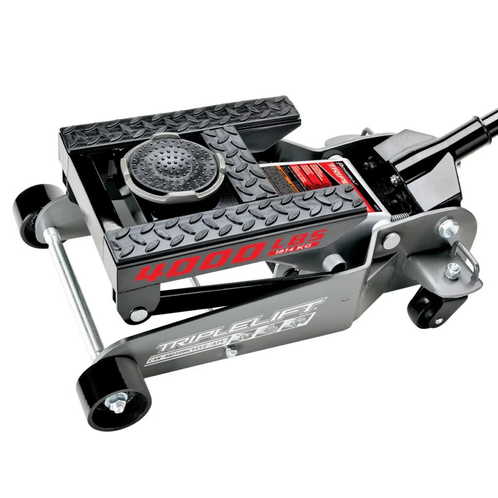 Powerbuilt 2-ton triple lift floor jack