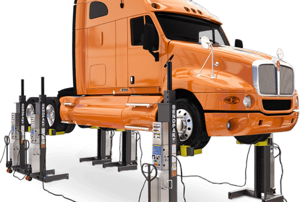 Best mobile column lifts for heavy duty shops: BendPak PCL-18B set of 6 mobile column lifts