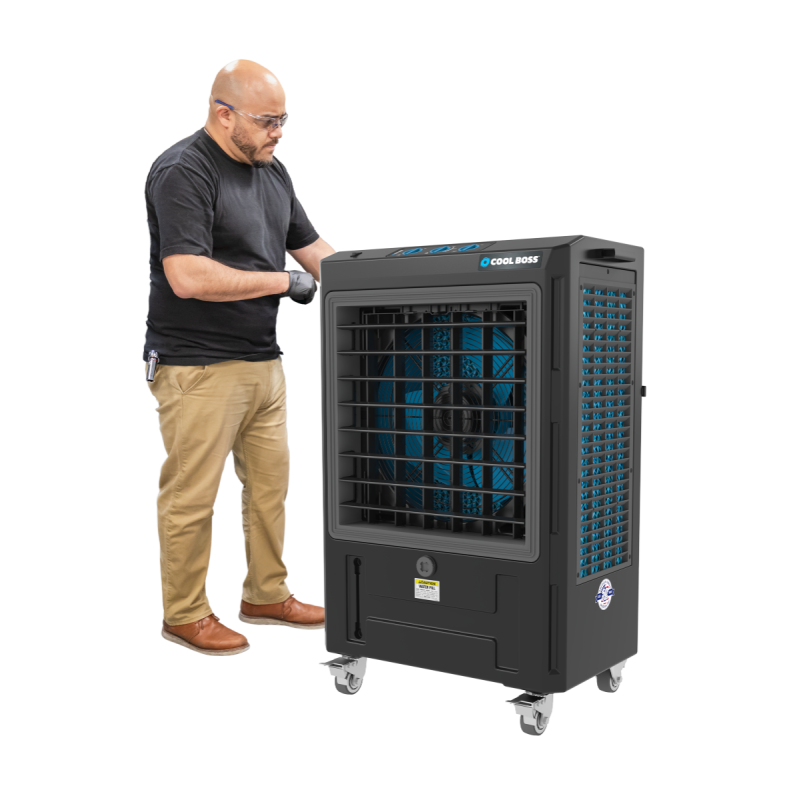 Cool Boss CB-19L evaporative air cooler 19-inch blades 110V (5150082)