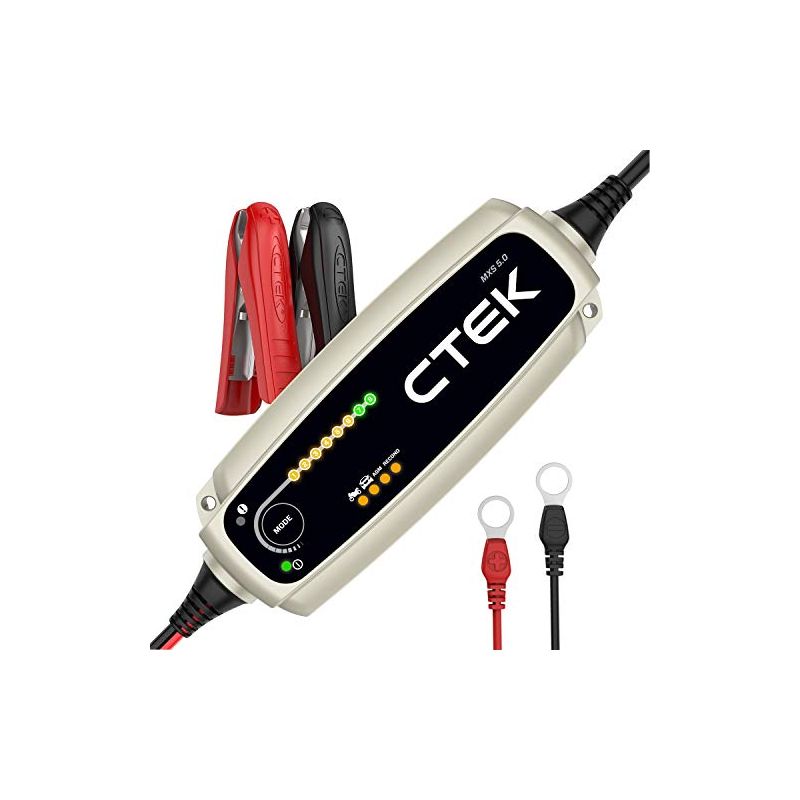 CTEK MXS 5.0 Automatic 12V Battery Charger and Maintainer - Wrenchers