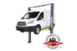 The BendPak 10APX-181 extended height 2 post lift offers high rise service capability with a 10,000 lb lifting capacity and ALI certification for professional shop safety and compliance. Get yours at Wrenchers.com. SKU 5175307