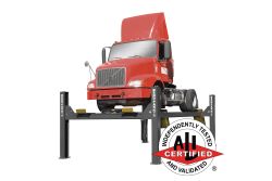 BendPak HDS-40 5175176 four-post lift with 40,000-lb capacity and ALI certification.