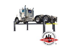 BendPak HDS-40X 5175178 super-duty four-post lift with 40,000-lb capacity and ALI certification.