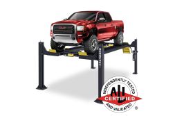 BendPak HDSO-14P 14,000 lb open front four post lift. ALI certified strength for trucks and heavy-duty service. SKU 5175152