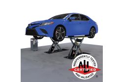 ALI certified BendPak MDS-6LPF flush-mount mid-rise lift delivers 6,000-lb capacity with clean floor installation. SKU 5175227.