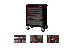 Pro Series tool box with 222-piece professional hand tool collection