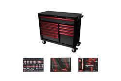 Pro Series 45-inch loaded tool box with 222-piece master tool set