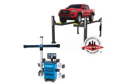 Upgrade your alignment shop with the BendPak HDSO-14AX four-post alignment lift and Hofmann geoliner 678 wheel alignment system. ALI Certified for professional automotive service.