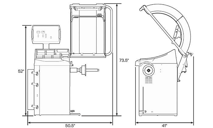DST30PX Wheel Balancer Specifications