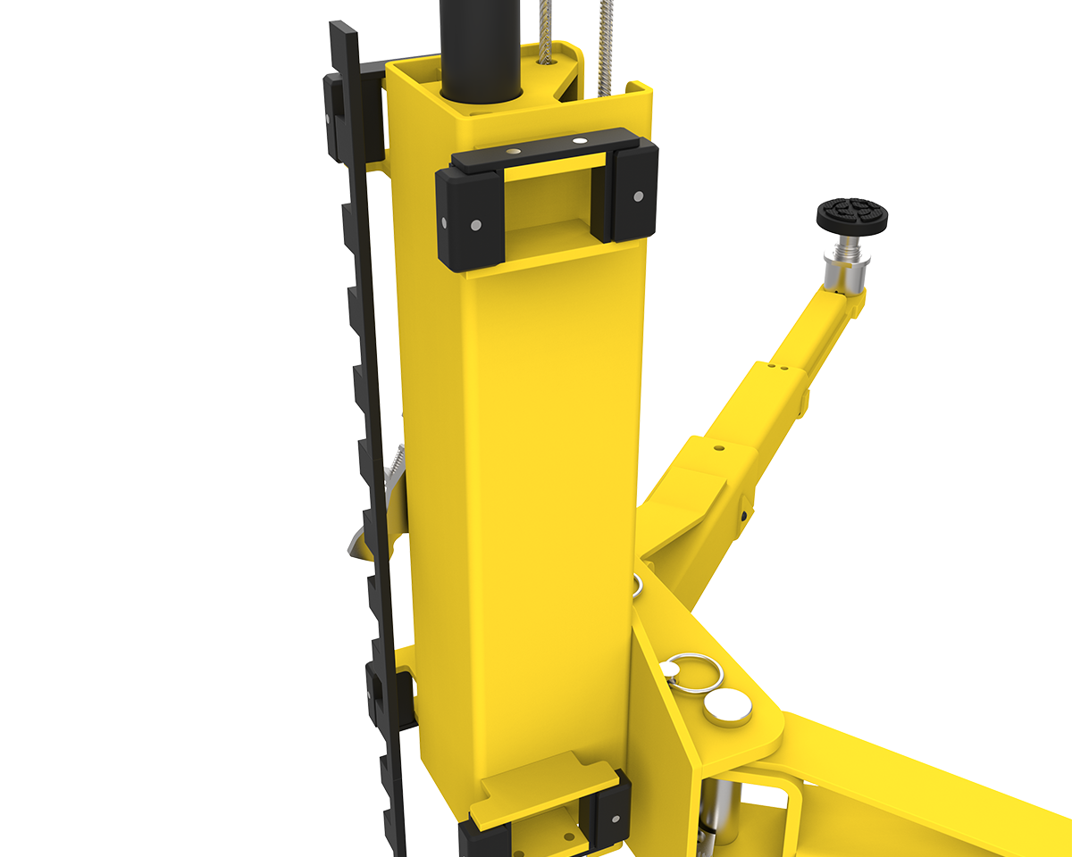 Heavy-Duty tubular steel carriage for maximum strength