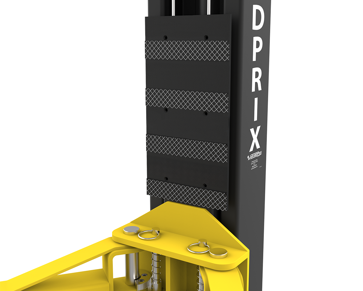 Full size rubber carriage guard reduces door dings