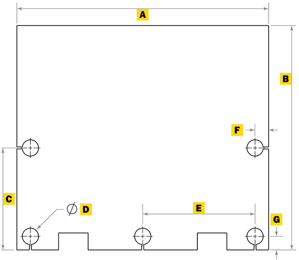 MaxJax® M7K 39 MaxJax M6K Baseplate