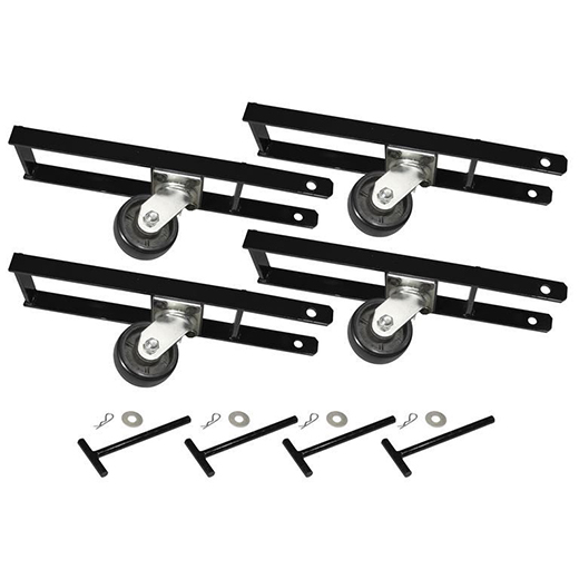Caster Kit makes your 4 post lift portable