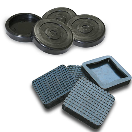 Wrenchers polyurethane tuf pads for two post lift